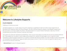 Tablet Screenshot of lifestylessupports.com